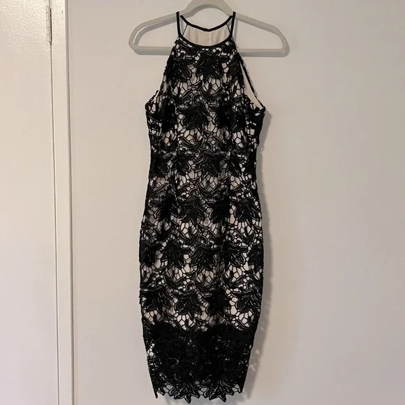 chinese dress ladies Black The Keepsake Lace Column Dress by The Great main image 1